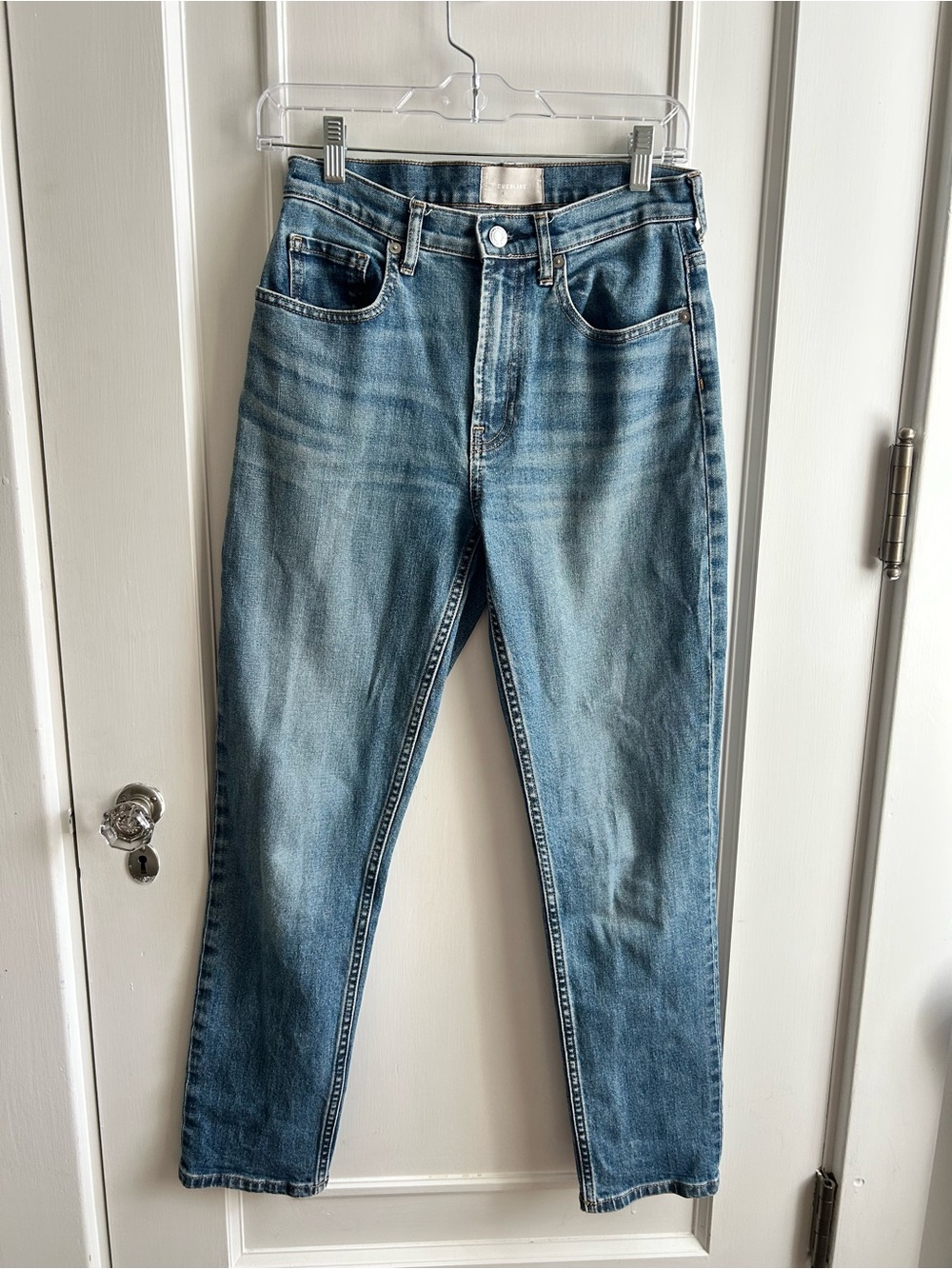 Everlane High Waisted Straight Jeans size 26